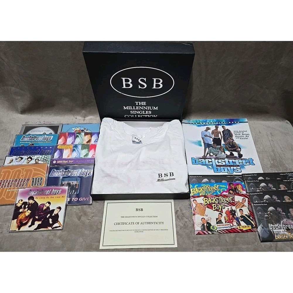 BACKSTREET‎ BOYS The Millennium Singles Collection BSB CDs - RARE + EXTRAS